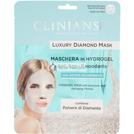 Luxusný Diamantový Maska Hydrogel Anti-Aging Spevňujúca Maska 25ml