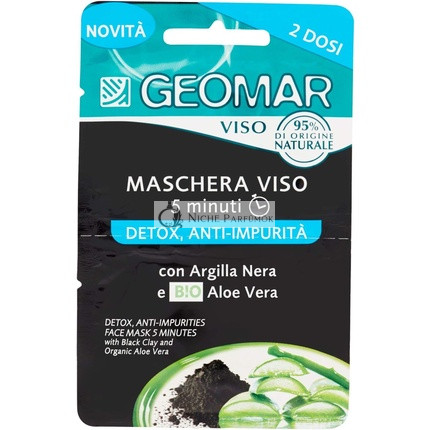 Geomar Detox Anti-Nečistoty Maska na Tvár, 2 Dávky