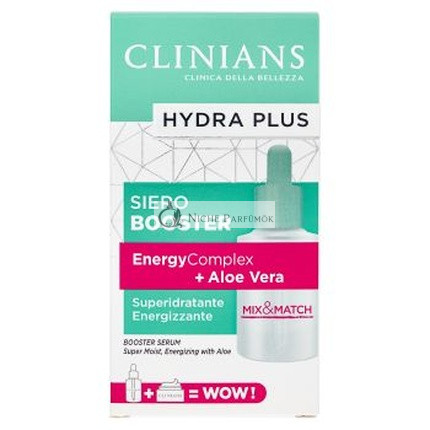 Clinians Hydra Plus Sérum Booster Energetický komplex Aloe Vera 30 ml