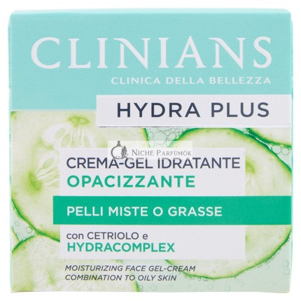 Clinians Hydra Plus Krém-Gél Hydratačný Matný, 50 Ml