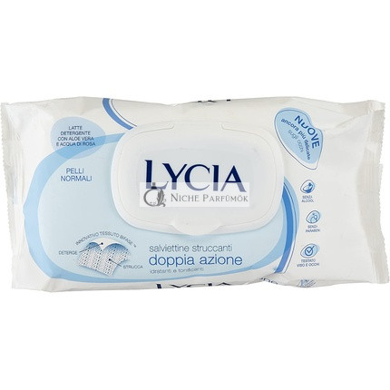LYCIA Hydratačné Odličovacie Utierky na Tvár, 64 ks