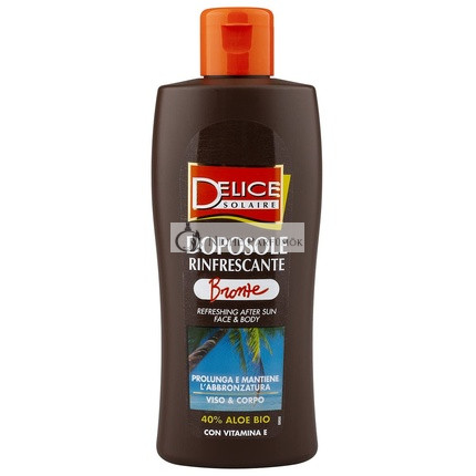 Delice Solaire Osviežujúce Bronzovanie s Aloe Verou a Vitamínom E, 200 ml