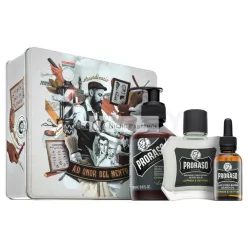   Proraso Cypress And Vetiver darčeková sada Metal Box Beard Care 200 ml + 100 ml + 30 ml