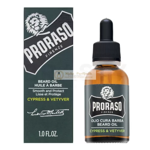 Proraso Cypress And Vetiver Beard Oil olej na fúzy 30 ml