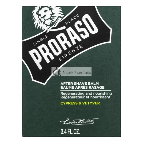 Proraso Cypress And Vetiver upokojujúci balzam po holení After Shave Balm 100 ml
