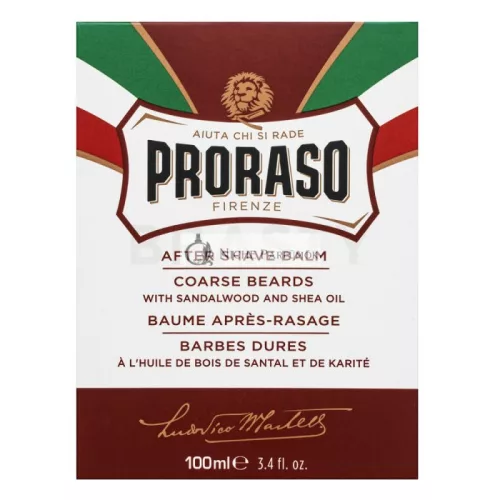 Proraso Red upokojujúci balzam po holení After Shave Balm 100 ml