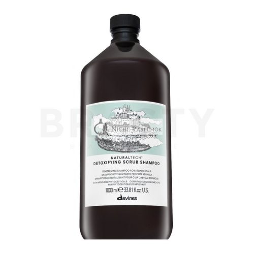 Davines Natural Tech Detoxifying Scrub Shampoo šampónový peeling pre rýchlo mastiace sa vlasy 1000 ml