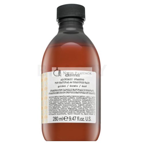 Davines Alchemic Shampoo tónovací šampon pre blond vlasy Golden 280 ml