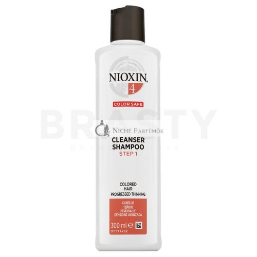 Nioxin System 4 Cleanser Shampoo tisztító sampon ritkuló hajra 300 ml