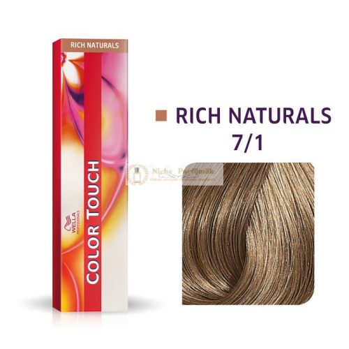 Wella Professionals Color Touch Rich Naturals profesionálna demi-permanentná farba na vlasy s multi-rozmernym efektom 7/1 60 ml