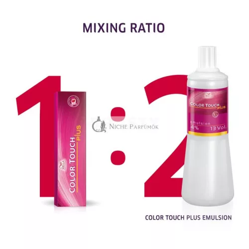 Wella Professionals Color Touch Plus profesionálna demi-permanentná farba na vlasy 55/04 60 ml