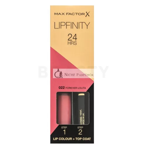 Max Factor Lipfinity Lip Colour dlhotrvajúci tekutý rúž 022 Forever Lolita 4 ml