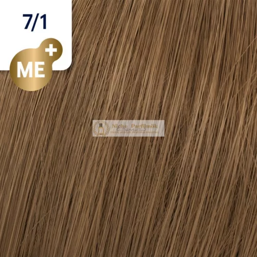 Wella Professionals Koleston Perfect Me+ Rich Naturals profesionálna permanentná farba na vlasy 7/1 60 ml