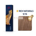 Wella Professionals Koleston Perfect Me+ Rich Naturals profesionálna permanentná farba na vlasy 9/16 60 ml