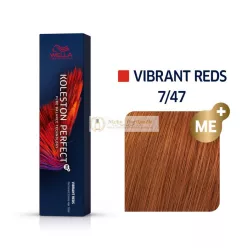   Wella Professionals Koleston Perfect Me+ Vibrant Reds profesionálna permanentná farba na vlasy 7/47 60 ml