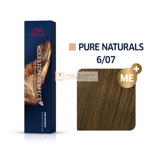 Wella Professionals Koleston Perfect Me+ Pure Naturals profesionálna permanentná farba na vlasy 6/07 60 ml