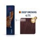Wella Professionals Koleston Perfect Me+ Deep Browns profesionálna permanentná farba na vlasy 4/75 60 ml