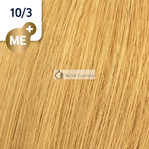 Wella Professionals Koleston Perfect Me+ Rich Naturals profesionálna permanentná farba na vlasy 10/3 60 ml