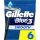 Gillette Blue3 Smooth jednorazové holiace strojky pre mužov 3 čepele 40° otočná hlava ComfortGel technológia