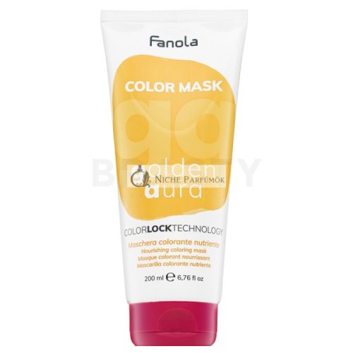 Fanola Color Mask vyživujúca maska ​​s farebnými pigmentmi pre oživenie farby Golden Aura 200 ml