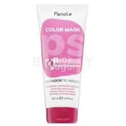   Fanola Color Mask vyživujúca maska ​​s farebnými pigmentmi pre oživenie farby Pink Sugar 200 ml