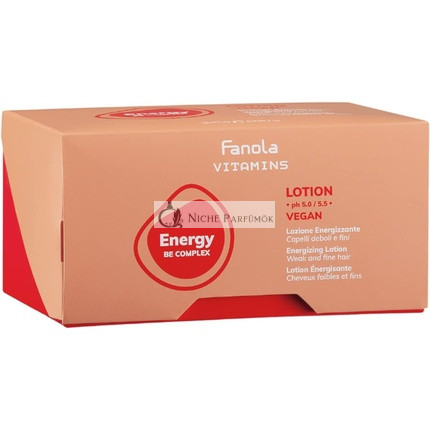 Fanola Vitamins Energy Lotion vlasová kúra proti vypadávaniu vlasov 12 x 10 ml