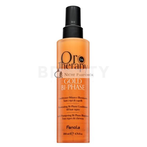 Fanola Oro Therapy 24k Gold Bi-Phase Conditioner bezoplachový kondicionér pre hebkosť a lesk vlasov 200 ml