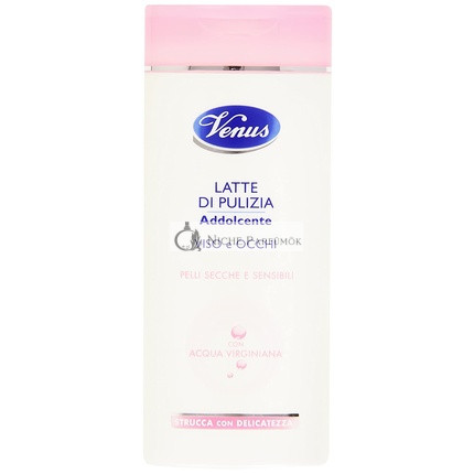Venus Zjemňujúce Čistiace Mlieko na Tvár a Oči pre Suchú a Citlivú Pokožku, 200ml