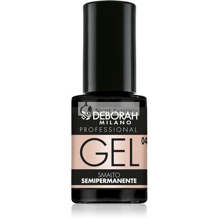 Deborah Milano Profesionálny polotrvácny lak na nechty 04 Nude Rose plumping effect dlhá výdrž 4.5ml