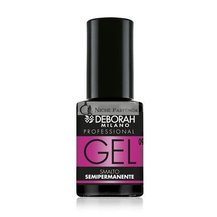 Deborah Milano Profesionálny lak na nechty 09 Cyklámen Plumping Efekt Dlhá výdrž 4,5ml Fialovo-modrý