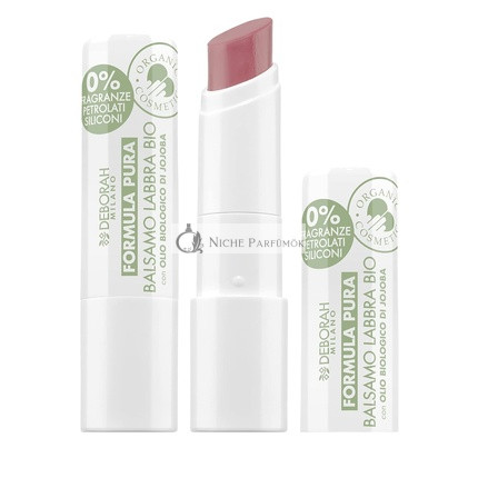 Deborah Milano Farebný balzam na pery BIO Formula Pura SPF 10 Taupe č. 8 Vegán 100% Prírodný Pôvod