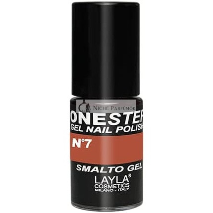 Layla Cosmetics One Step Gél Lak Na Nechty Červený Kameň Číslo 7