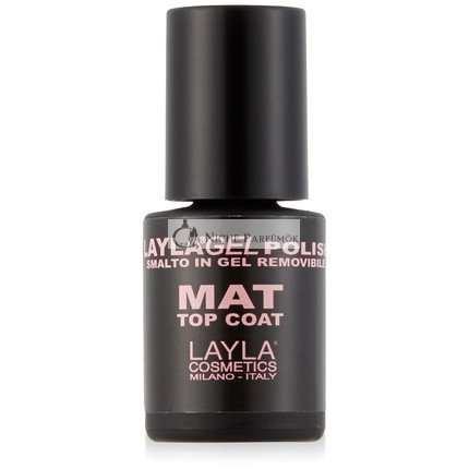 Layla Cosmetics Gél Lakk Matný Top Coat 10 ml
