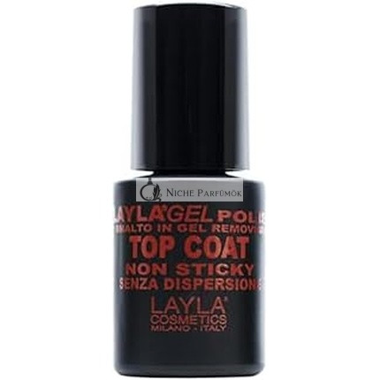 Layla Gél Lak Netrvácny Top Coat - Ideálny na Použitie S Púdrom, 10 Ml