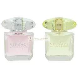   Versace Darčeková Sada - 30ml Žltý Diamant Eau De Toilette Sprej + 30ml Bright Crystal Eau