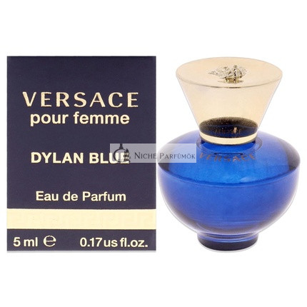 Versace Dylan Blue Dámske Eau de Parfum Splash Mini, 5ml