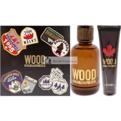   Wood by Dsquared2 pre mužov 2-dielna darčeková sada, 100 ml EDT sprej, 150 ml sprchový gél