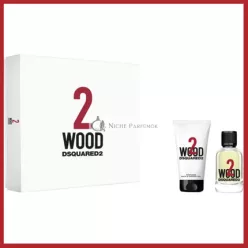 Dsquared2 2 Wood Gift Set, 30 ml EDT + 50 ml Sprchový gél