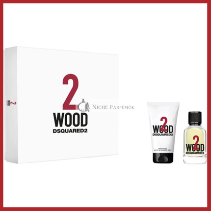 Dsquared2 2 Wood Gift Set, 30 ml EDT + 50 ml Sprchový gél
