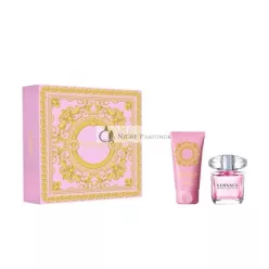   Versace Bright Crystal Darčeková Sada EDT Sprej 30ml, Telové Mlieko 50ml