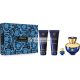 Versace Dylan Blue Eau de Parfum pre ženy, 100 ml, Mini 5 ml, Sprchový gél 100 ml, Telové mlieko 100 ml
