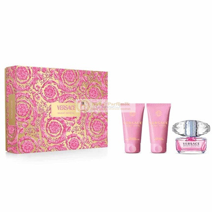 Versace Bright Crystal Eau De Toilette Darčeková súprava - 50ml