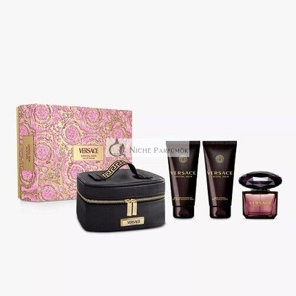 Versace Crystal Noir 90 ml EDP Spray Darčeková Sada