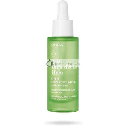 Pupa Anti Imperfection Hero Regulačný Sébum Sérum so Sukcinovou Kyselinou, 30ml