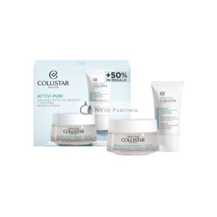 COLLISTAR Pure Actives Sada Hyalurónová Kyselina + Ceramidy Aquagel 50ml + 25ml