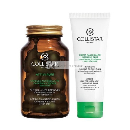 Collistar Anti-cellulitný spevňujúci šokový rutinný intenzívny spevňujúci krém plus 75 ml s kofeínom escin 14 kapsúl
