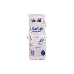   Idrofil Srl Idrofil 2 v 1 Odstránenie make-upu Podložky - 60 kusov