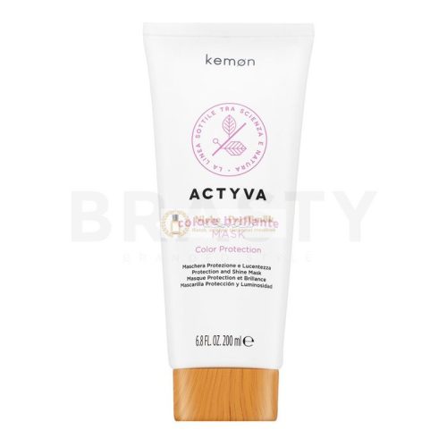 Kemon Actyva Colore Brilliante Mask vyživujúca maska pre farbené vlasy 200 ml