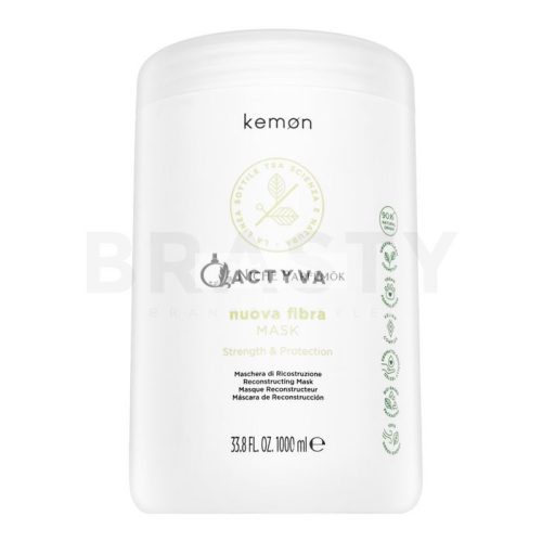 Kemon Actyva Nuova Fibra Mask posilňujúca maska pre oslabané vlasy 1000 ml
