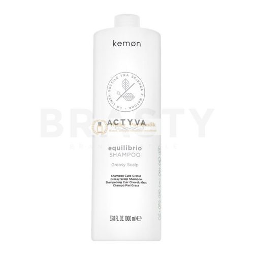 Kemon Actyva Equilibrio Shampoo čistiaci šampón pre rýchlo mastiace sa vlasy 1000 ml